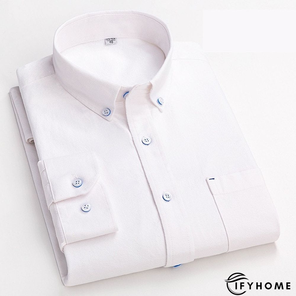 Men's Denim Shirt Turndown Spring &  Fall Long Sleeve A B C Plaid / Striped / Chevron / Round Daily Wear Clothing Apparel Print | IFYHOME