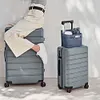 Luggage Travel Cup Holder Free Hand Suitcase Drink Bottle Bag for Travelers