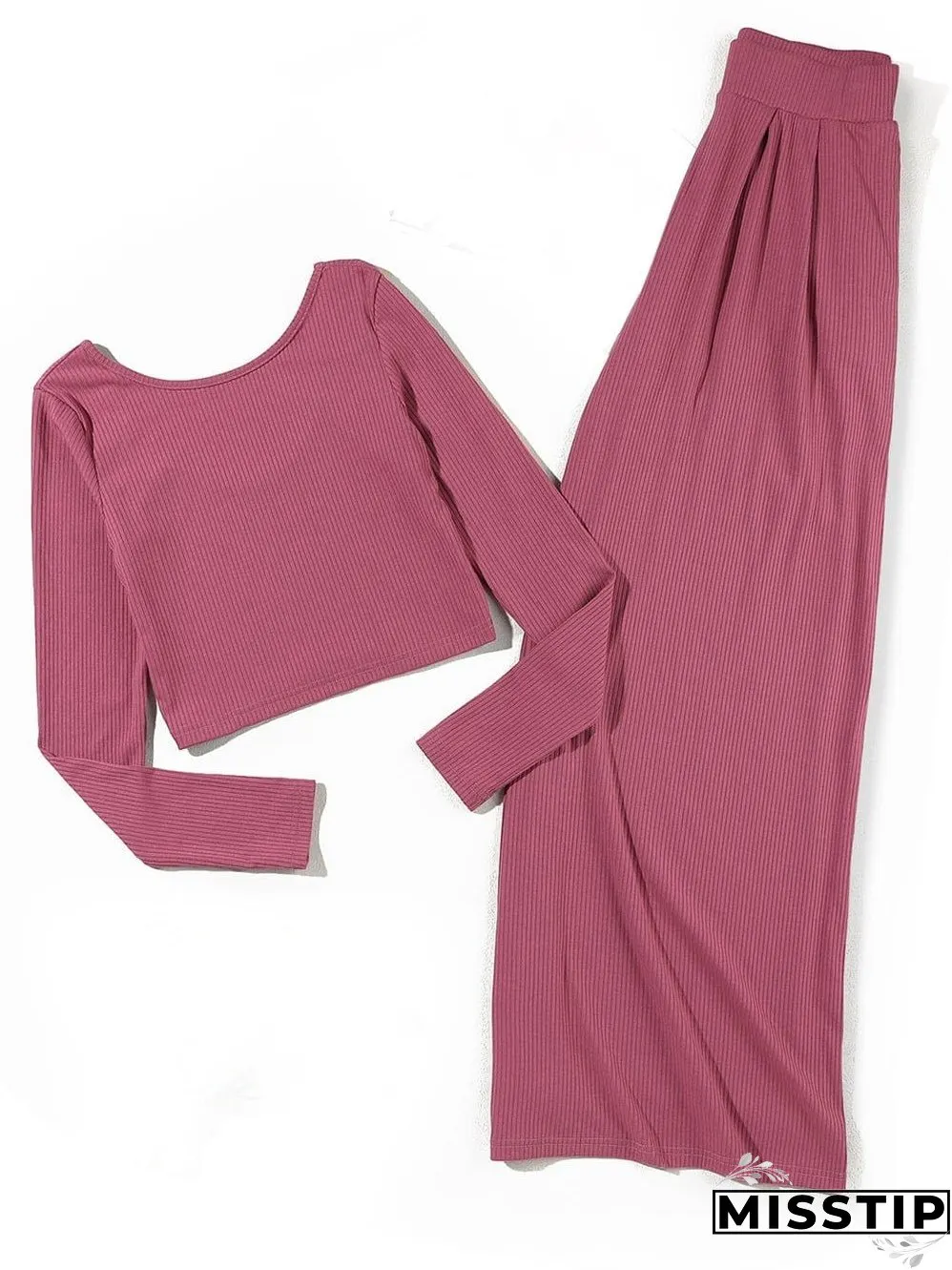 Comfortable Knit Set: Perfect for Lounging or Going Out