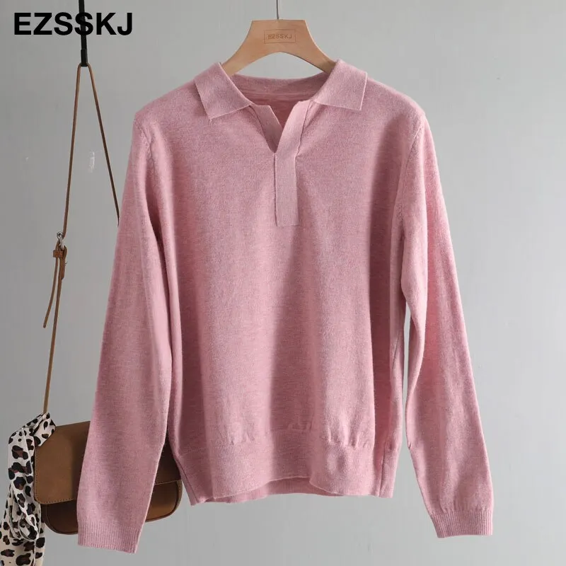 casual spring autumn thin oversize sweater pullovers Women basic loose square neck cashmere sweater female knit jumper