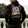 cboystv Life Wide Open Graphic Hoodie by Inlyline