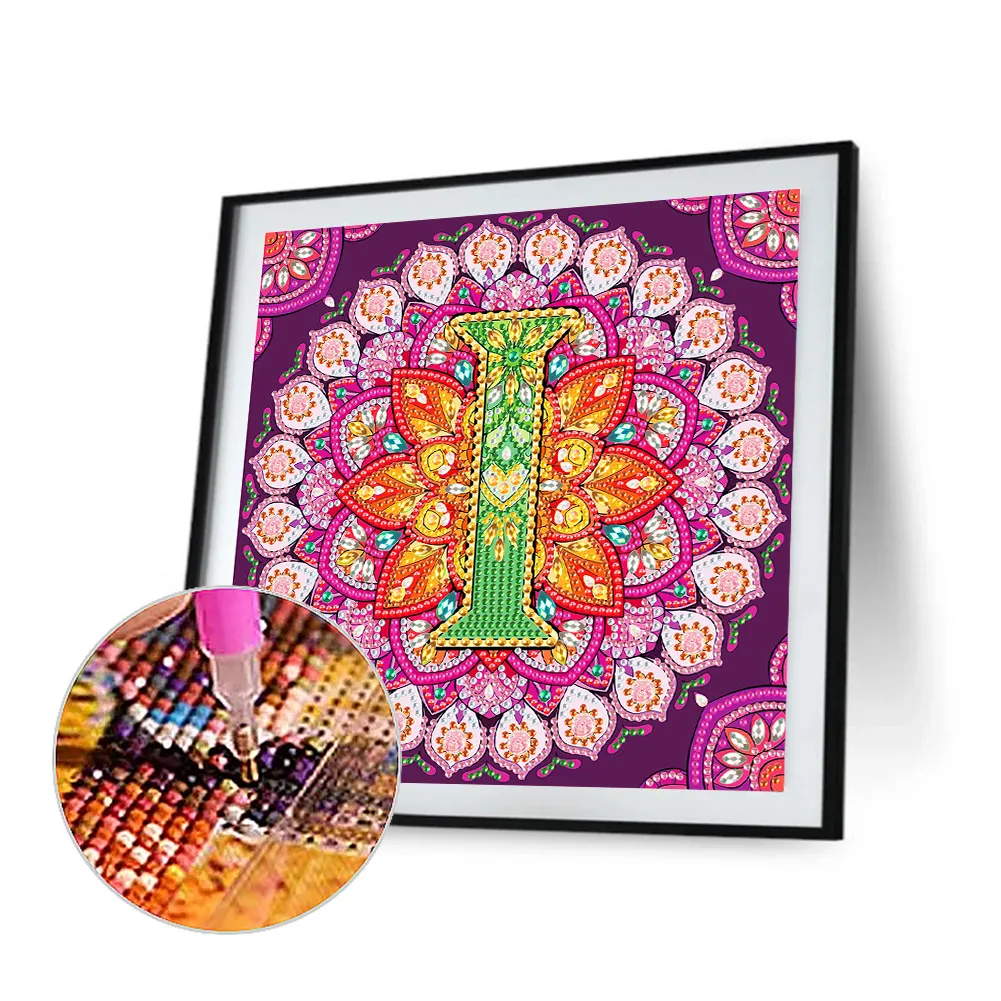 Diamond Painting - Partial Special Shaped Drill - Datura I(30*30cm)