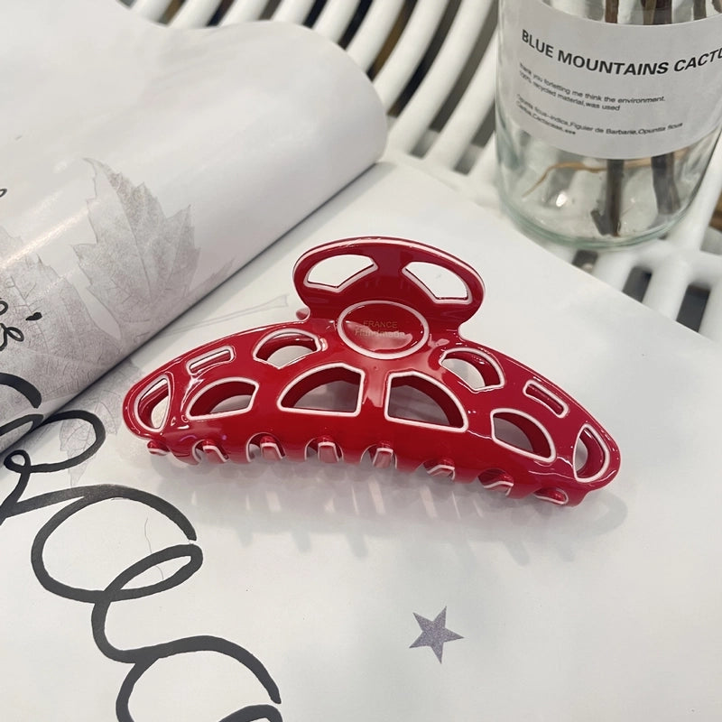 Sweet Women’s Solid Color Flower Acetic Acid Sheets Hair Claws