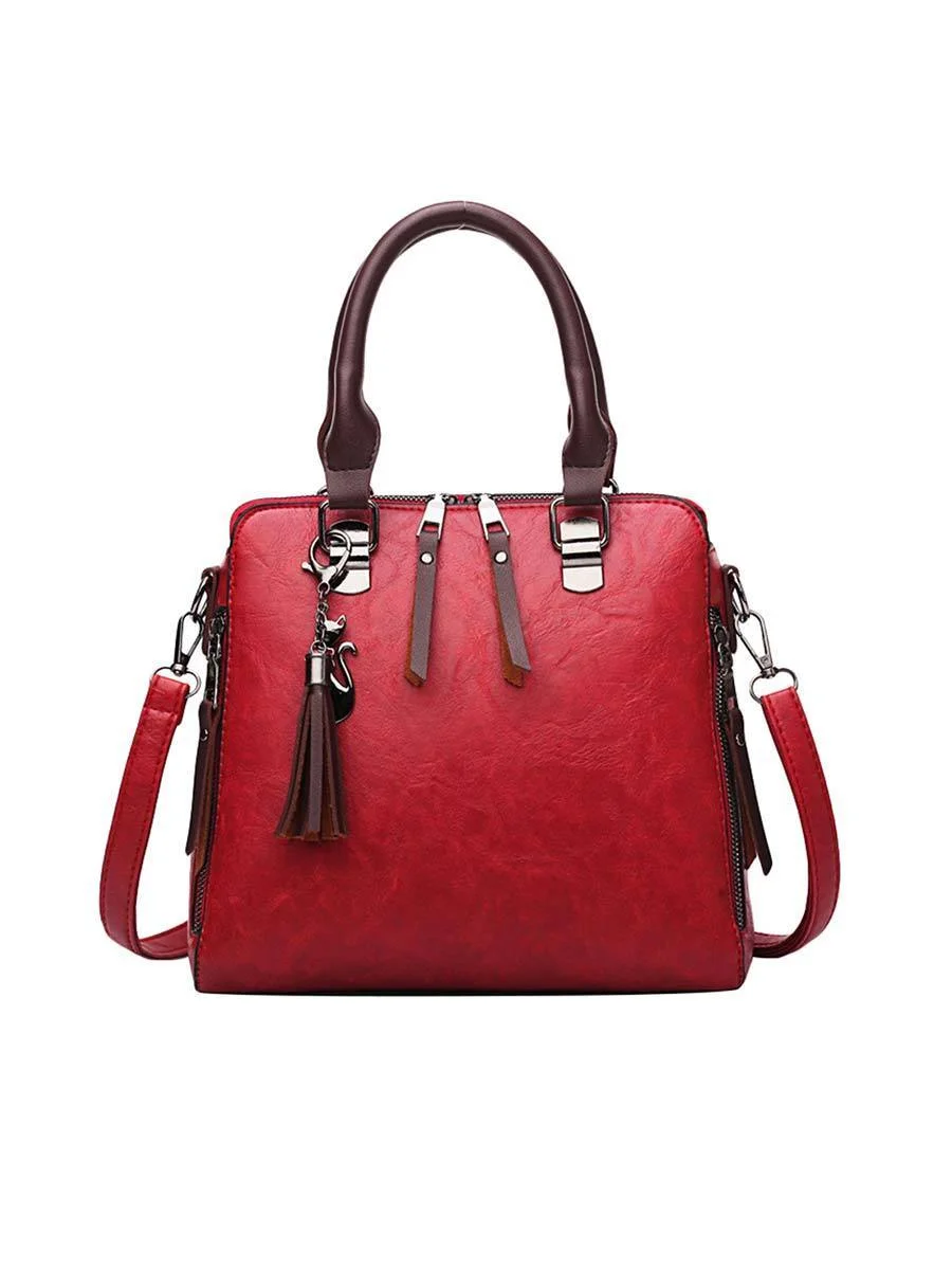 Women Bag Fashion Vertical Square Handbag