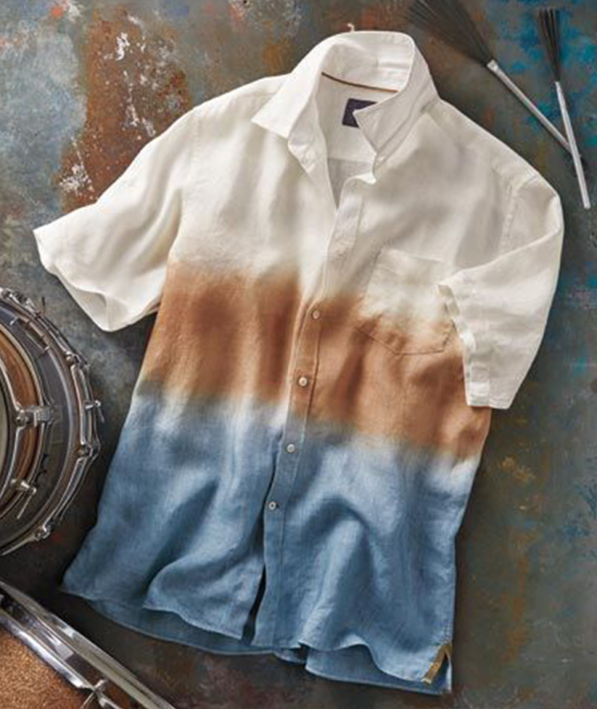 Men's Retro Posing Short Sleeve Shirt