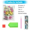 uk.everydayedeals Diamond Painting - Crystal Rhinestone - Flower Box