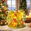 (US Local)Double Sided Special Shape Durian House Diamond Painting LED Light Ornaments