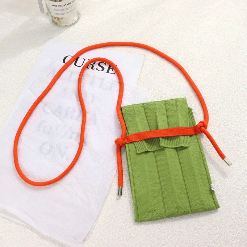 Women’s Small Polyester Solid Color Streetwear Square Flip Cover Shoulder Bag