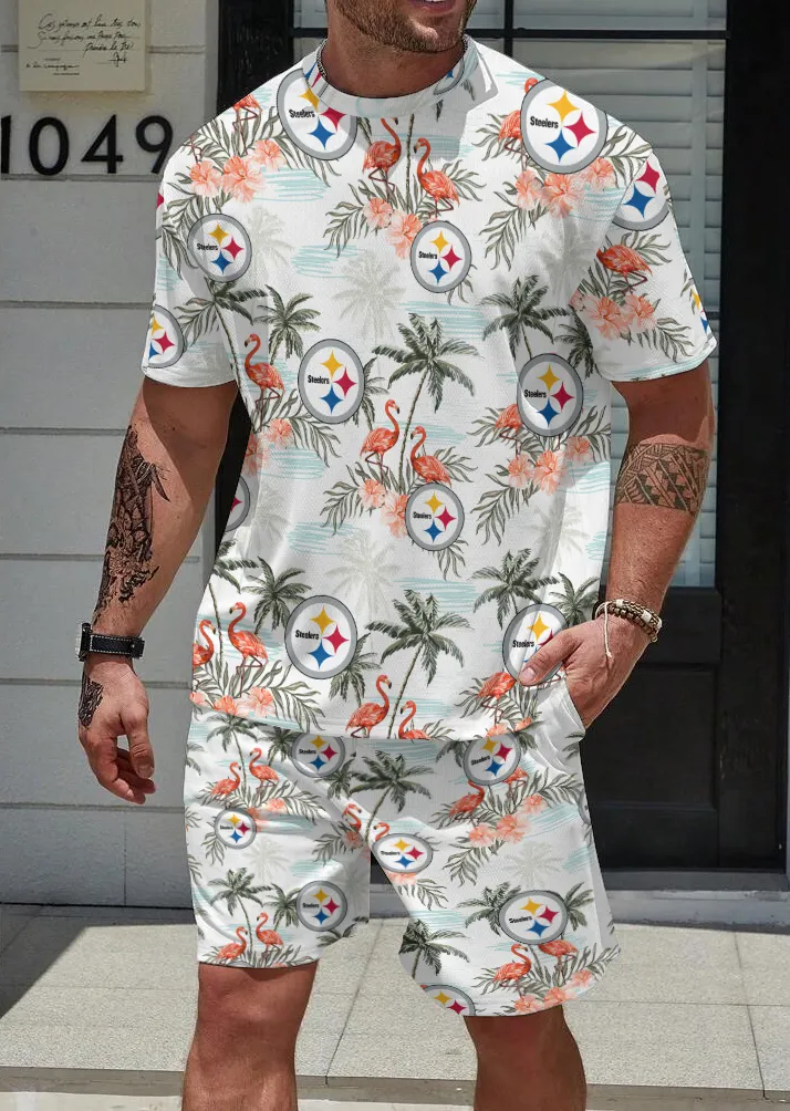 Pittsburgh Steelers Limited Edition Top And Shorts Two-Piece Suits