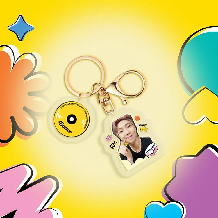 방탄소년단 Butter Photo Member Keychain