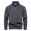 Men's Casual Outdoor Half-zip Polar Fleece Sweatshirt by Inlyline