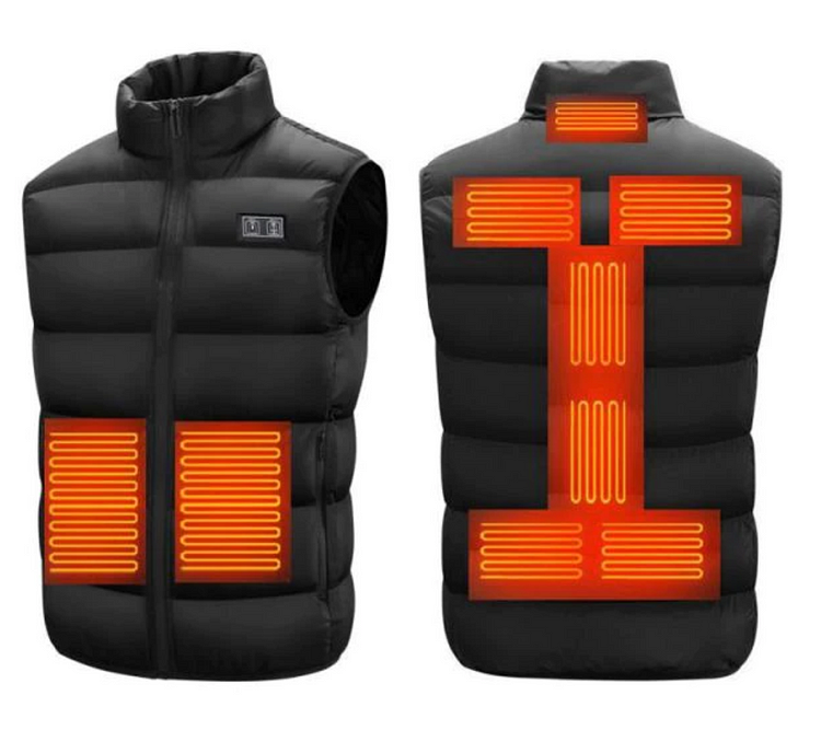 Heated Vest Electric Waterproof Body Wamer