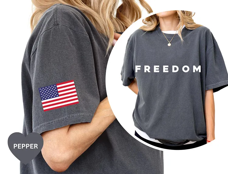Comfort Colors&reg;Charlie Kirk Freedom Shirt, Charlie Kirk Shirt, Charlie Kirk Freedom t shirt