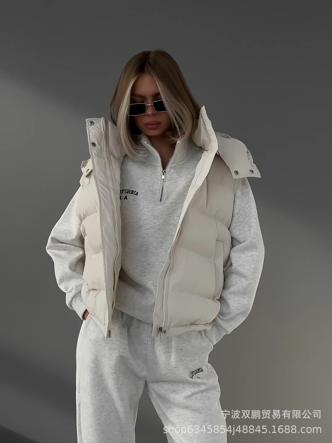 Athvotar Athvotar Velvet Half Zipper Collar Collar Sweater 30 Cotton Leisure Sports Blouse Woman In Autumn And Winter 2025