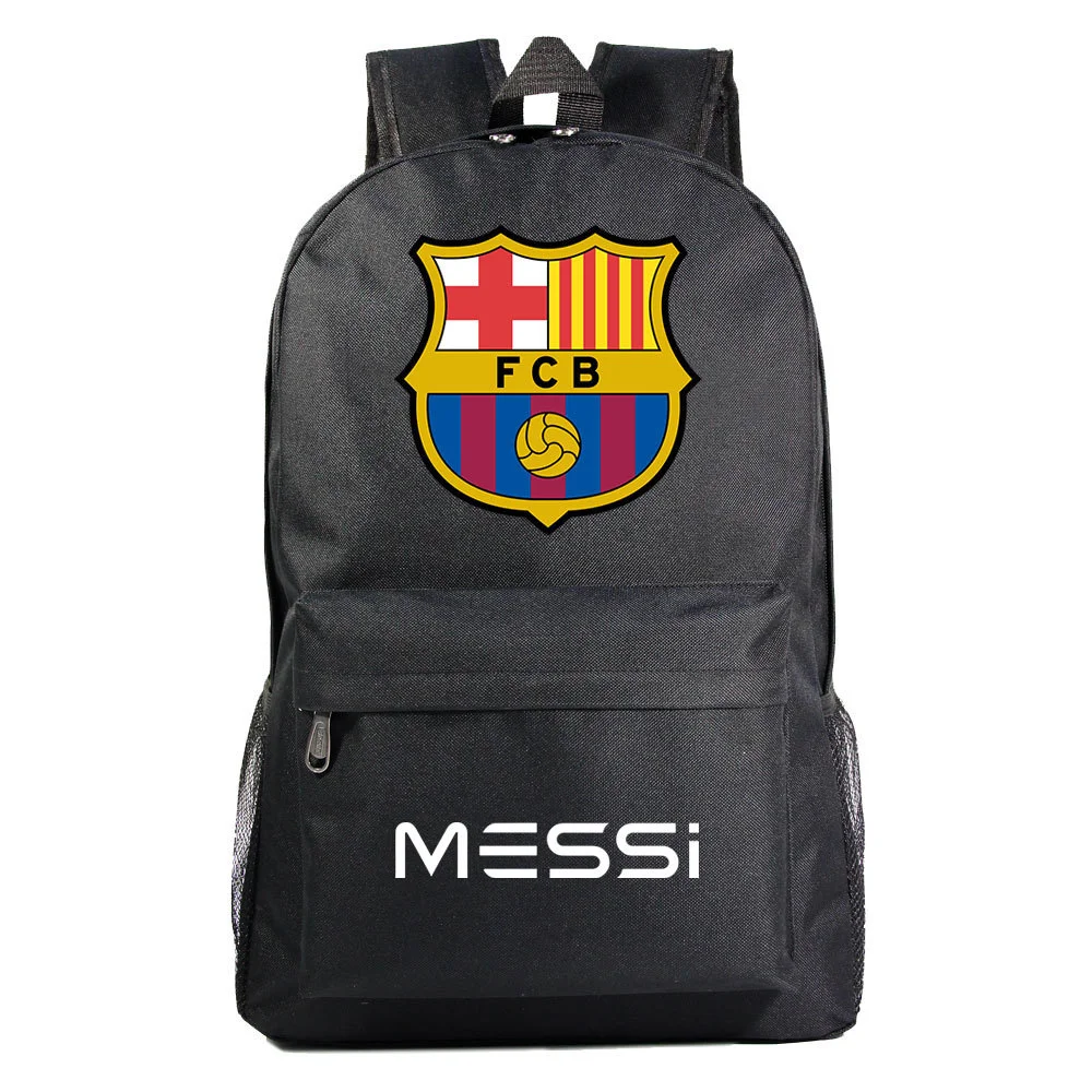 Buzzdaisy Get Your Young Soccer Star Ready with our Lionel Messi Theme School Bag - Durable, Waterproof and Laptop-Ready!