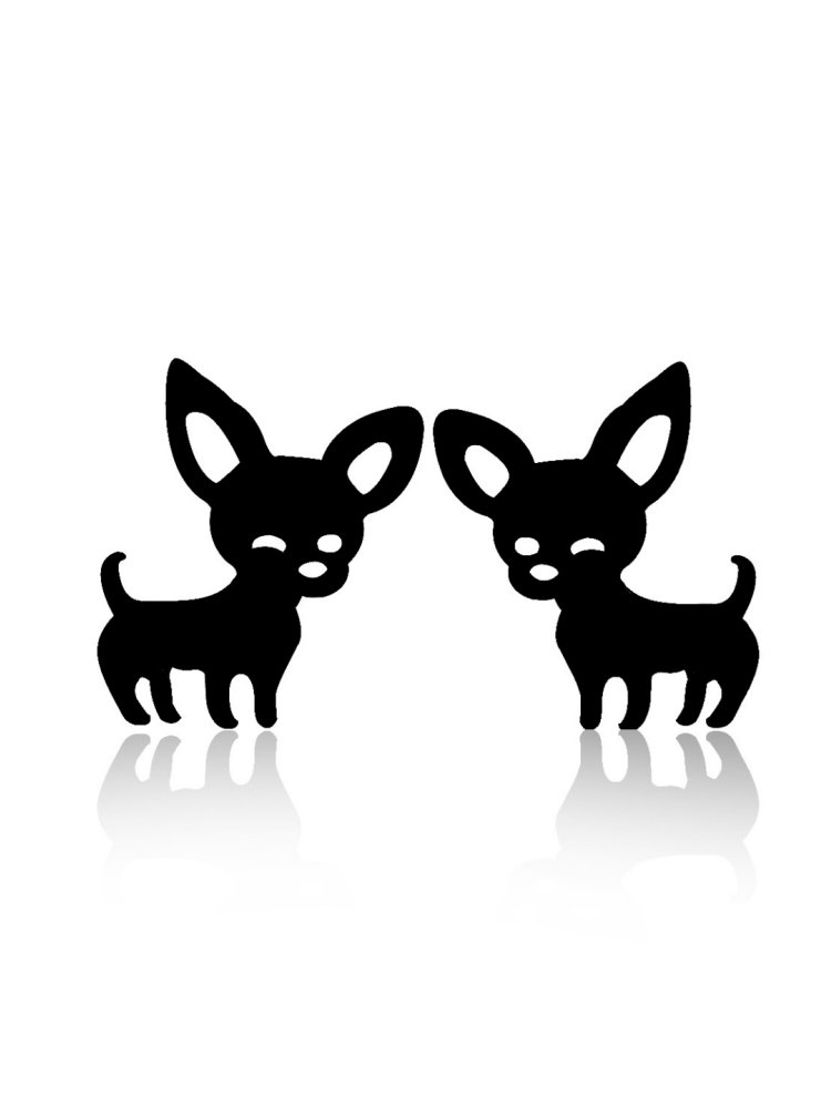Comstylish Cute Chihuahua Dog Lover Earrings