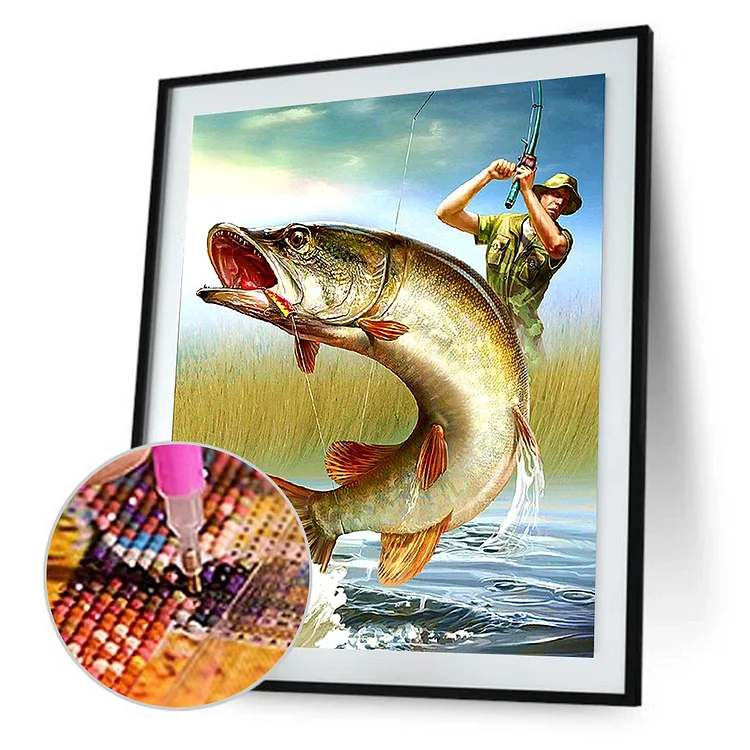 Fish  Diamond  40*30 CM