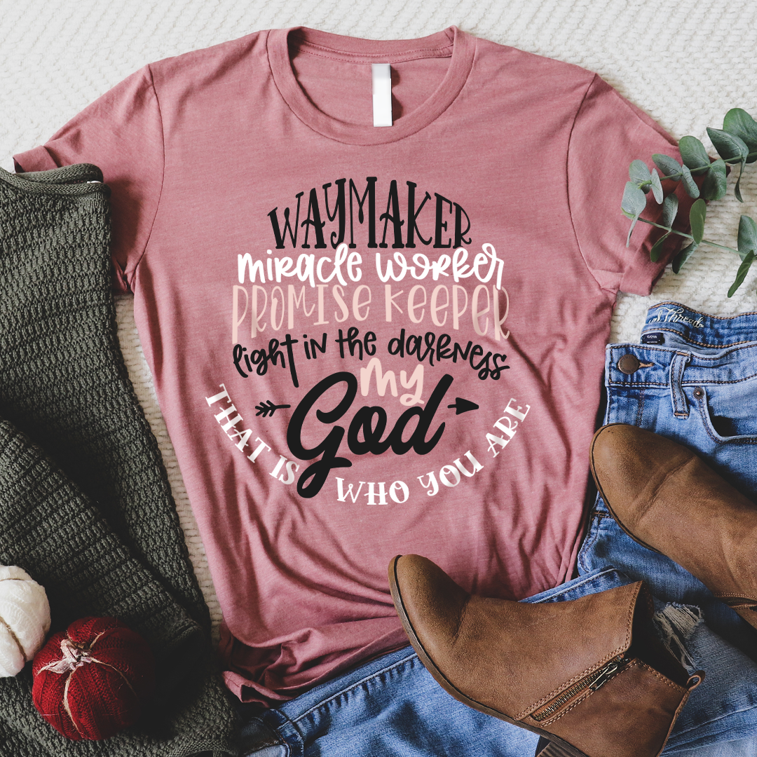 That is who you are promise keeper short-sleeve graphic tees