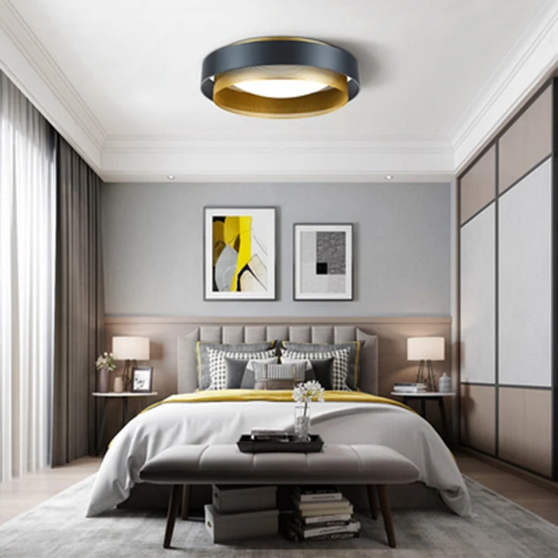 Simple Round Lamp Living Room Bedroom Luxury Study Personalized Creative LED Ceiling Lamp