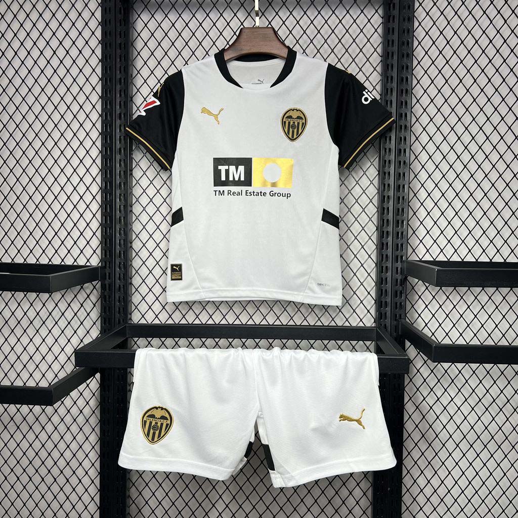 2024-2025 KIDS Valencia Home Football Shirt 1:1 Thai Quality