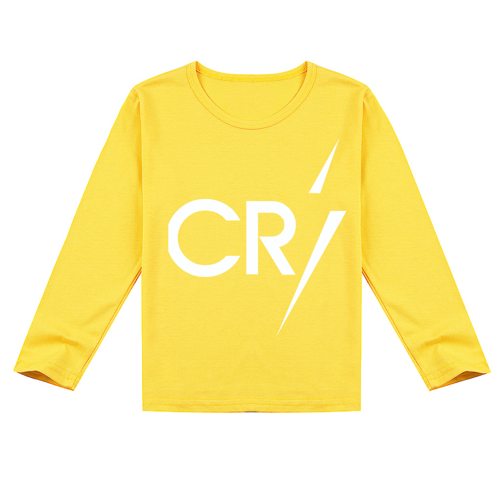 Mayoulove Cristiano Ronaldo Long Sleeve T-Shirt for Kids - Unisex Soccer Fan Apparel, Perfect Gift for Boys  Girls-Mayoulove