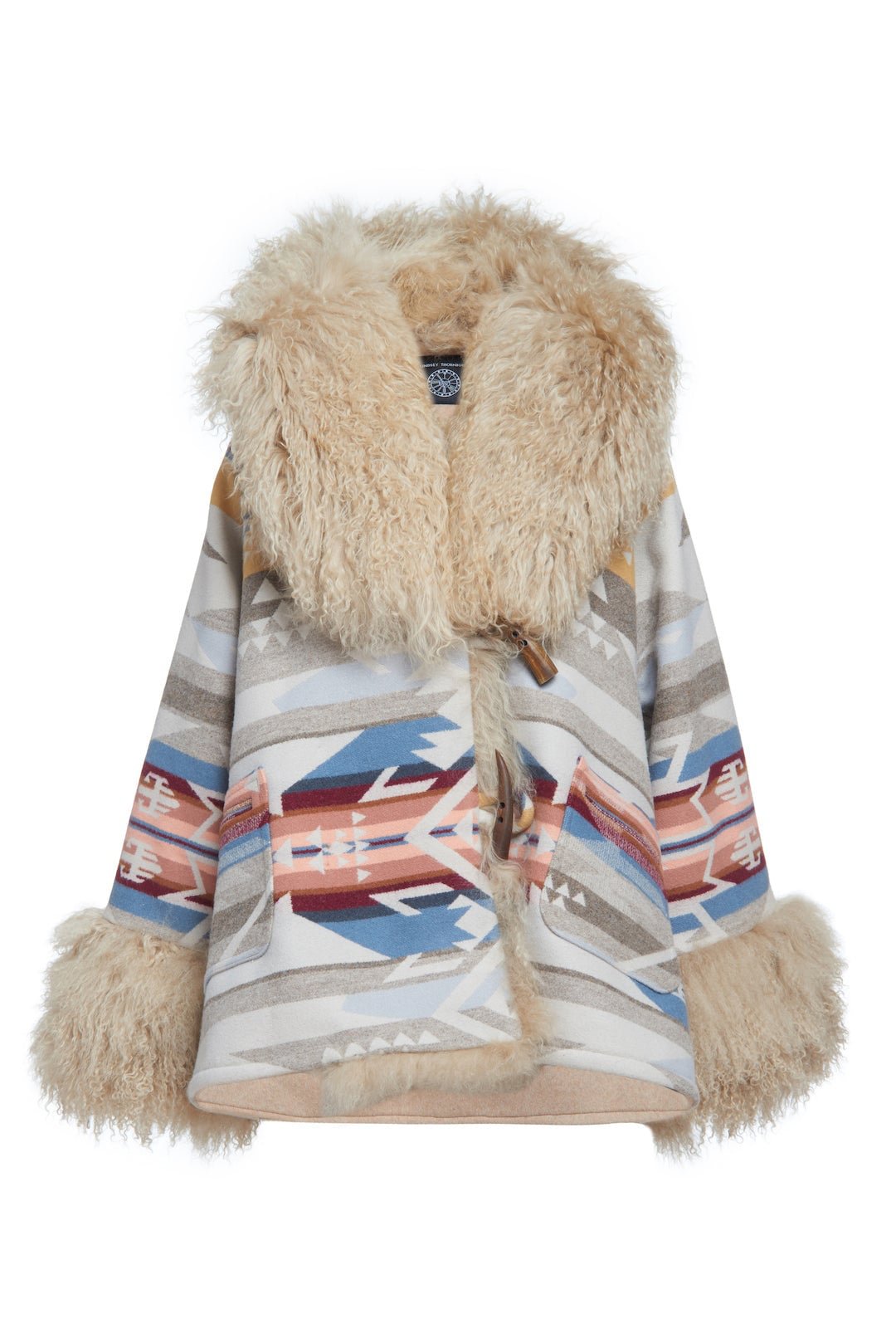 Shearling White Sands Classic Cloak