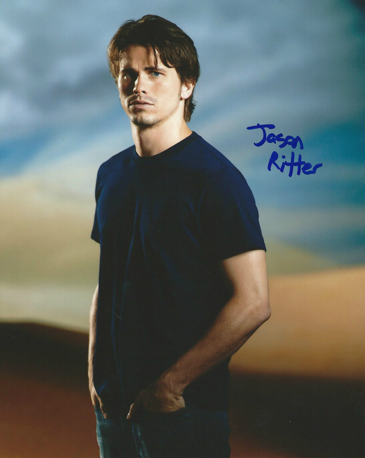 **GFA The Event-Sean Walker *JASON RITTER* Signed 8x10 Photo Poster painting MH3 COA**