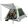 [US Local Warehouse] 4.0 Automatic Inflatable Camping Tent 300D Oxford Fabric Blow up Instant Setup Inflatable Tent UV Protection Waterproof Inflatable Cabin for Backyard & Picnic Use