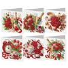 6Pcs Valentines Day Diamond Painting Greeting Card