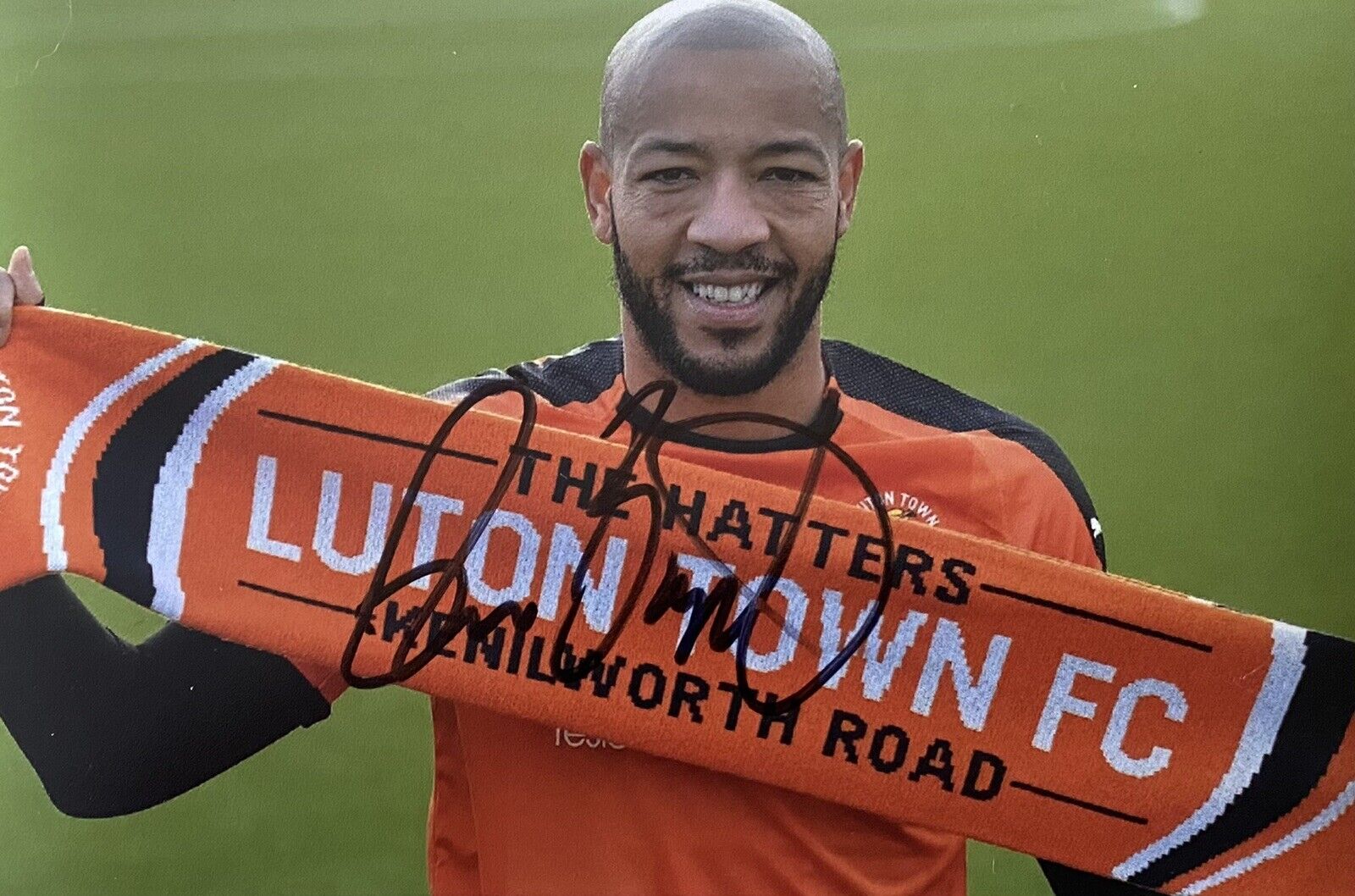 Alex Baptiste Genuine Hand Signed Luton Town 6X4 Photo Poster painting