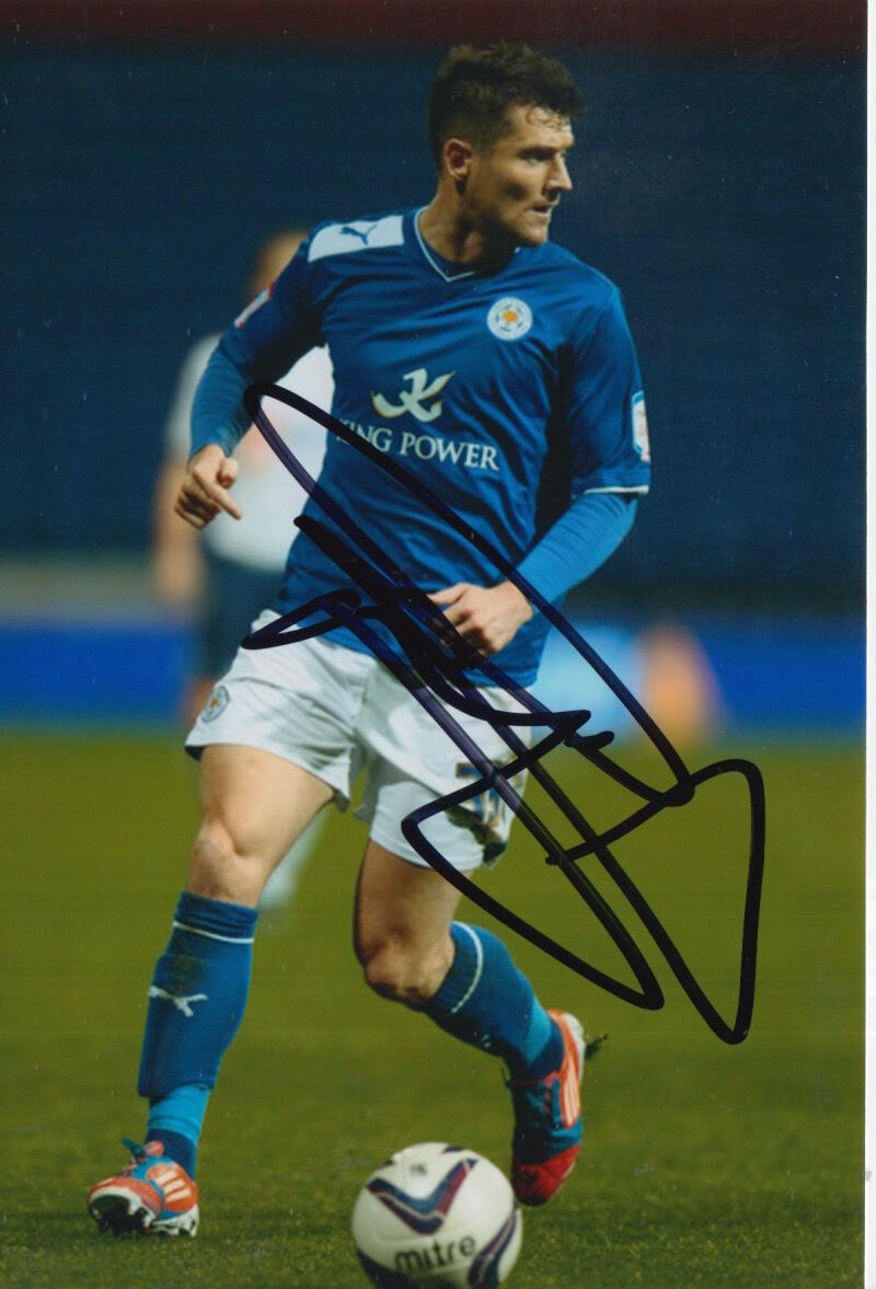 LEICESTER CITY HAND SIGNED DAVID NUGENT 6X4 Photo Poster painting.