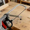 8 in 1 Hacksaw Frame Set with 6 Blades Multi Purpose Mini Hacksaws Heavy Duty Steel Saw for Metal Woodworking Glass Rubber PVC Pipes
