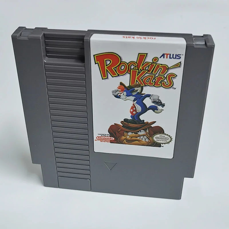 Rockin' Kats For Nintendo NES - 8 Bit Game Cartridge