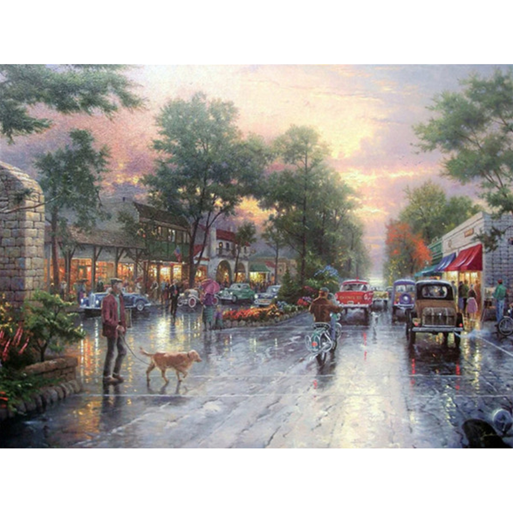 

City Landscape - Square Drill Diamond Painting - 50*40CM, 501 Original