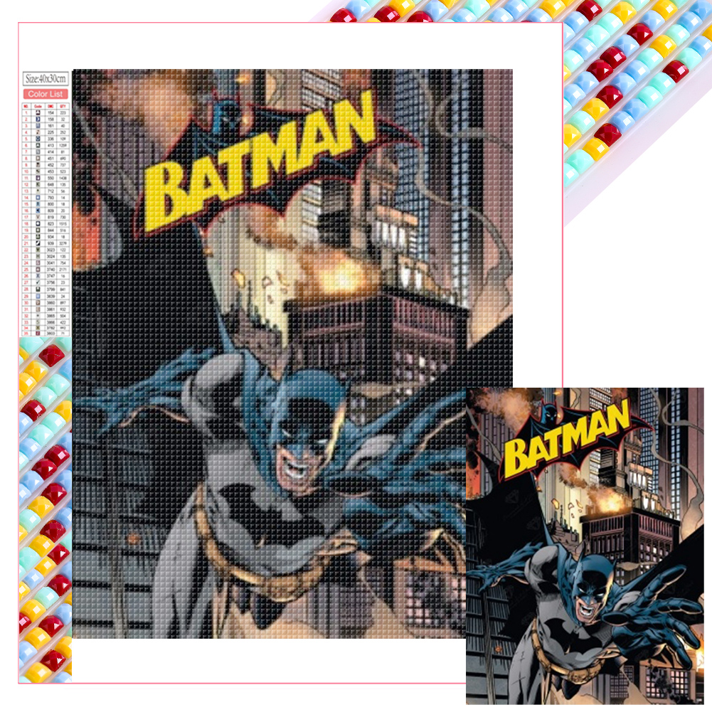 Batman 30*40cm(picture) full square drill diamond painting