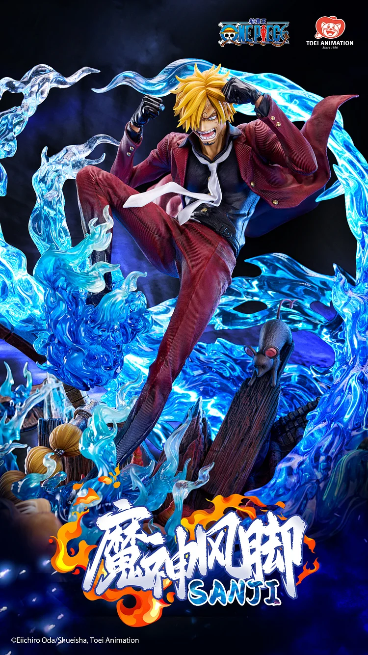 Light Year Studio - One Piece 1/6 Collection Statue Ifrit Jambe SANJI (Licensed) Statue(GK)-