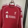 25/26 Liverpool Long Sleeve Soccer Jersey Home