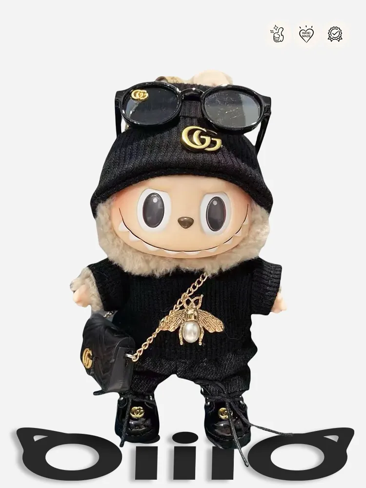 LABUBU Clothes Gucci Black Sweater Outfit