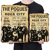 The Pogues - Vintage Metal Signs - 20*30cm/30*40cm - Music