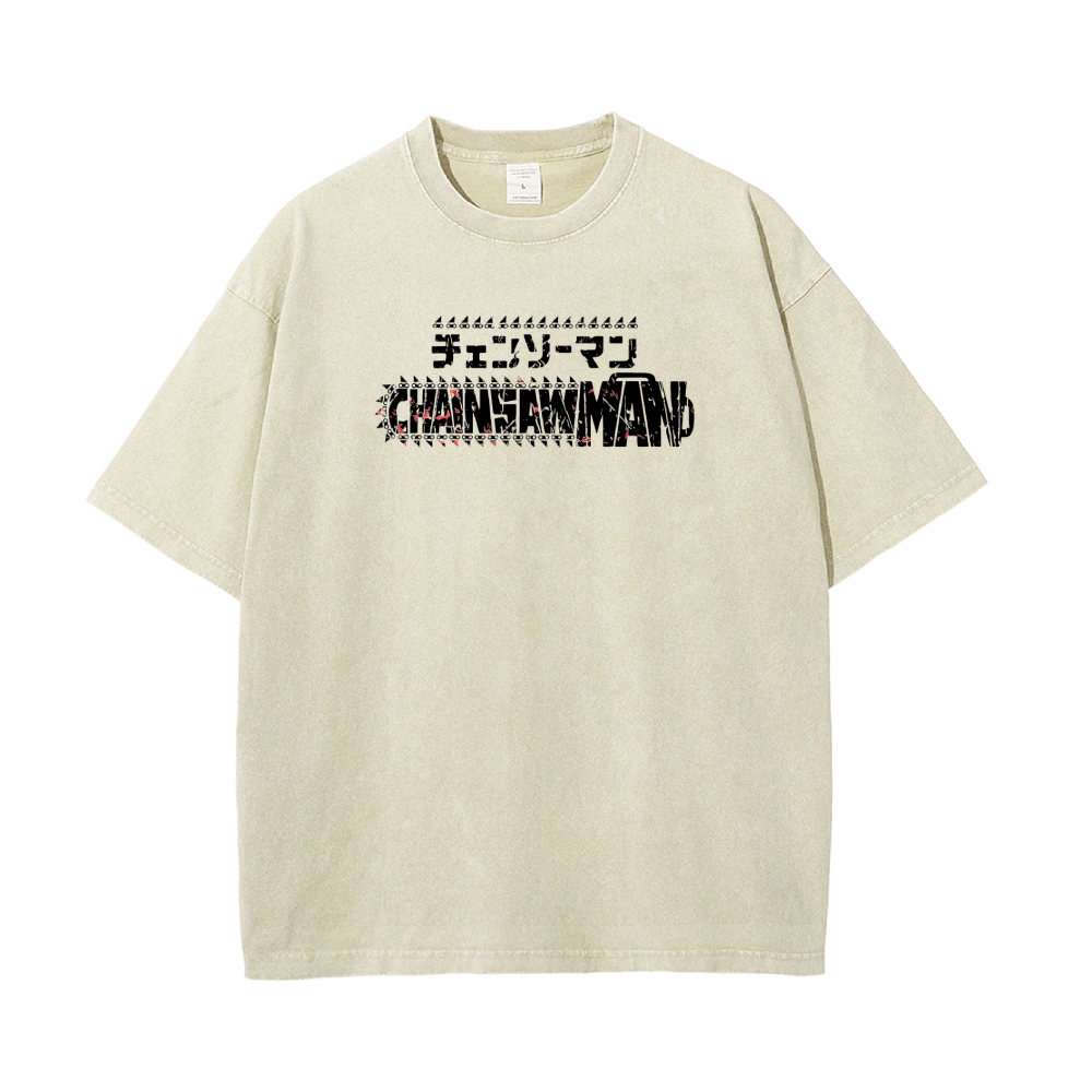 Vintage Oversized T-Shirt Chainsaw Man