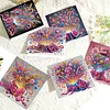 6PCS Diamond Painting Gift Greeting Cards Postcards with Envelopes