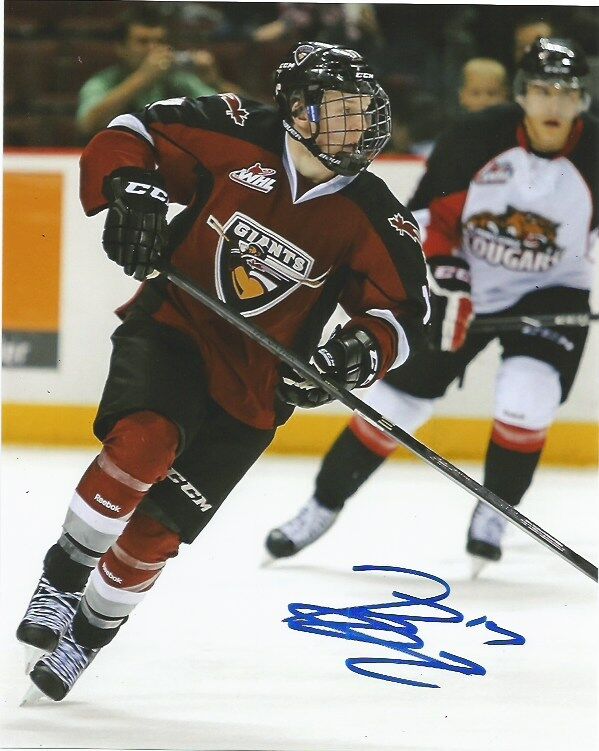 Vancouver Giants Tyler Benson Autographed Signed 8x10 Photo Poster painting COA A