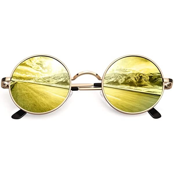Round Polarized Unisex Sunglasses