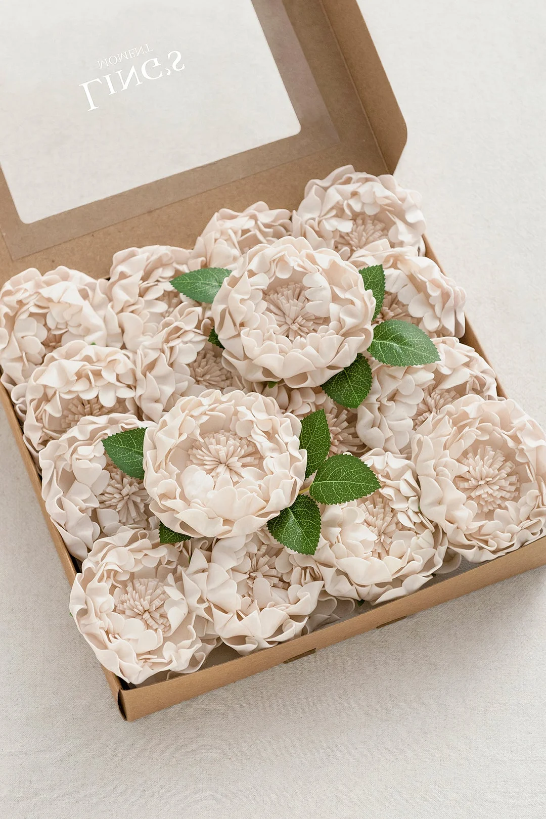 4" Foam Blooming Peony with Stem - 8 Colors