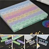 Multicolor 56 Grids Diamond Crystal Bead Organizer Storage Case