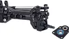 TRX4M Axles, Front & Rear Complete 216.4g +10mm Brass CNC Widen TRX4M Portal Axles with Lay-Down Servo Mount & Links for 1/18 RC Crawler Car TRX4M Upgrades