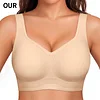 Full coverage wireless bra