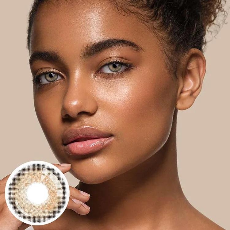 【U.S WAREHOUSE】Wild Weekend Brown Colored Contact Lenses