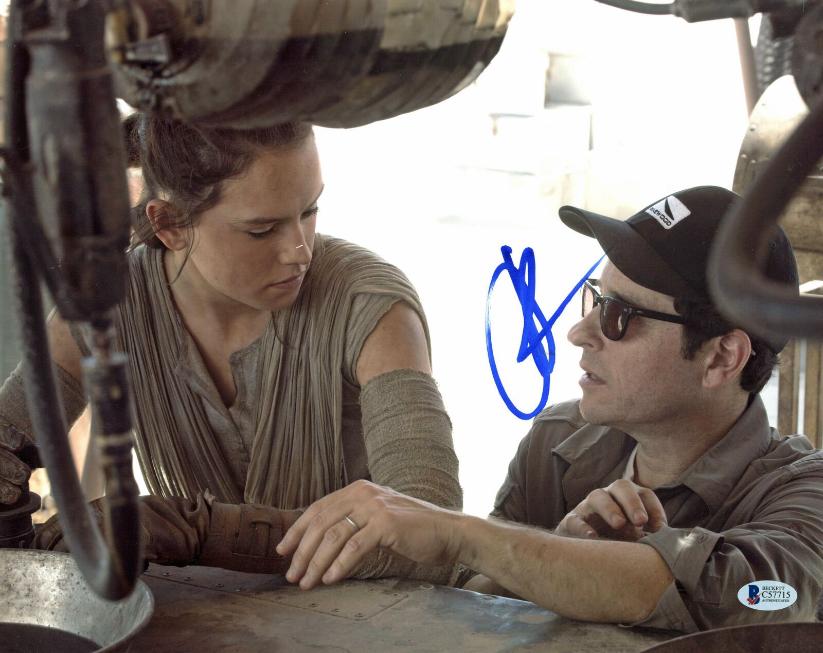 J.J. Abrams Star Wars The Force Awakens Authentic Signed 11x14 Photo Poster painting BAS #C57715