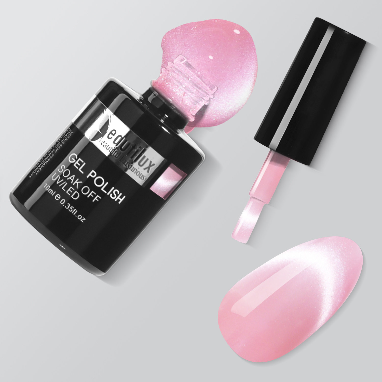 HEMA& TPO Free Cat's Eye Nail Gel Polish Color 10ml-Peach Bloom